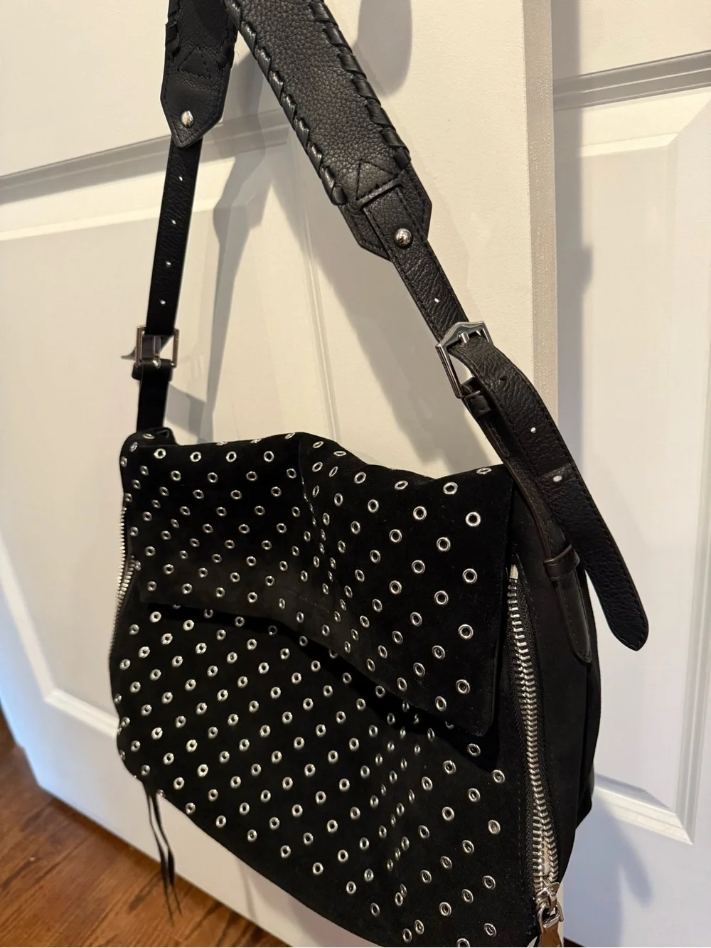 Aimee kestenberg Bali hobo eyelet suede leather bag
